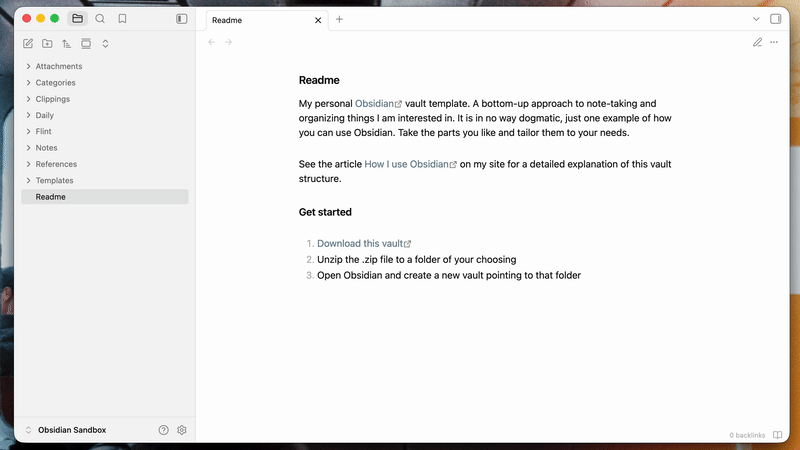 Flint chat interface
